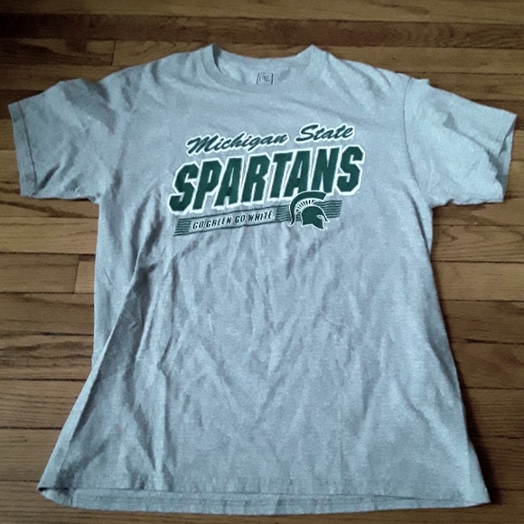 ProEdge - Michigan State Spartans "Go Green Go White" Medium Tagless Tshirt - Picture 1 of 5